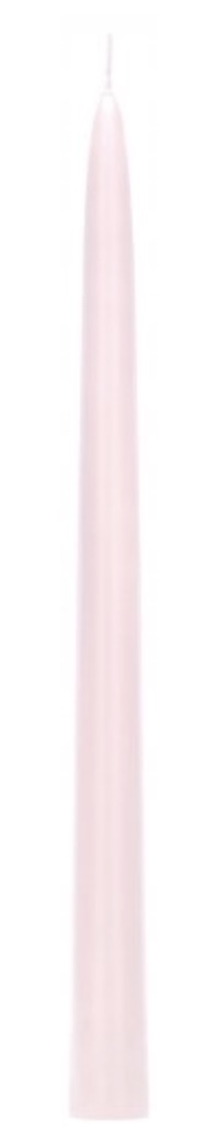Stolové sviečky 10ks pastelové ružové 24cm A